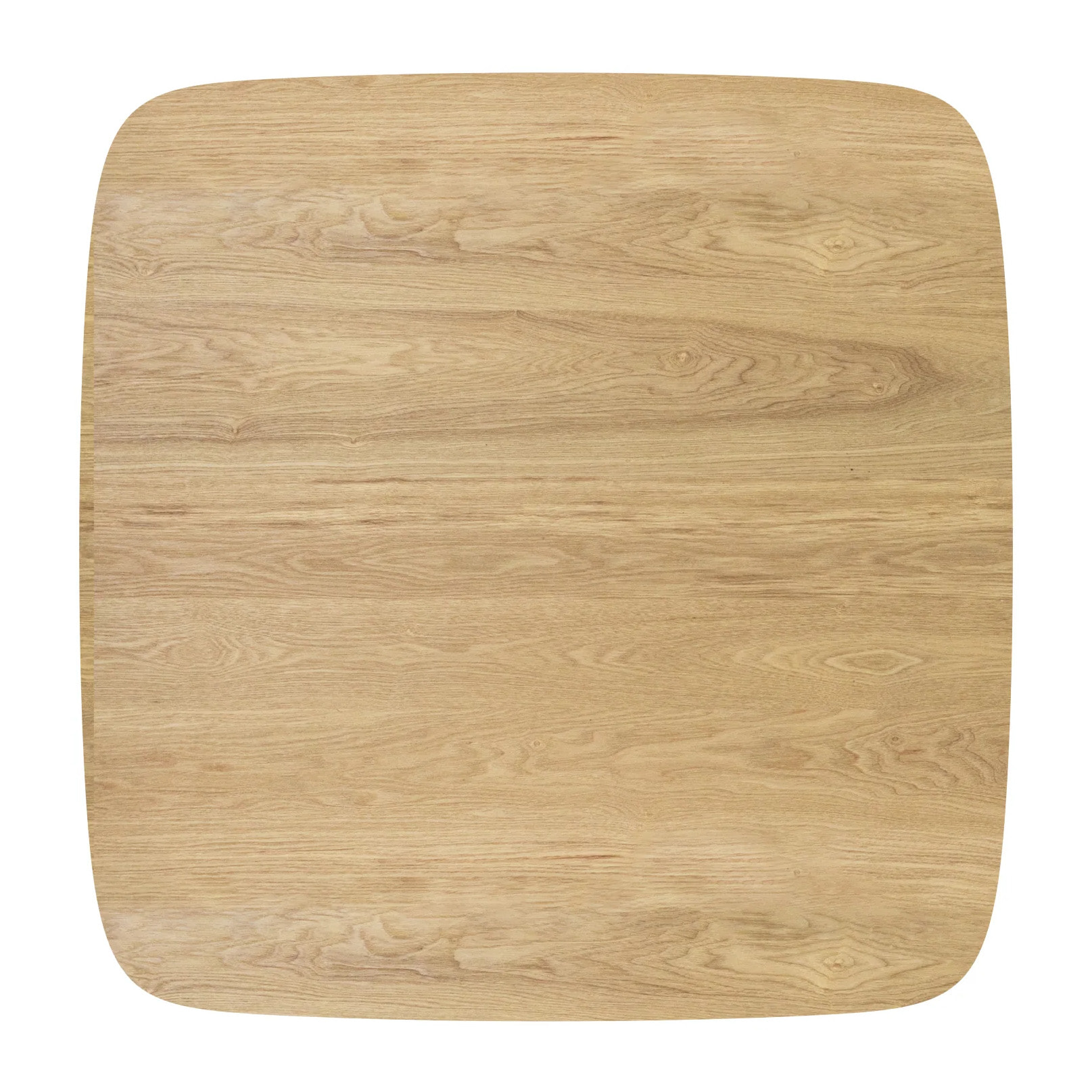 Table carrée 4 personnes en bois clair naturel 90 cm - Julio