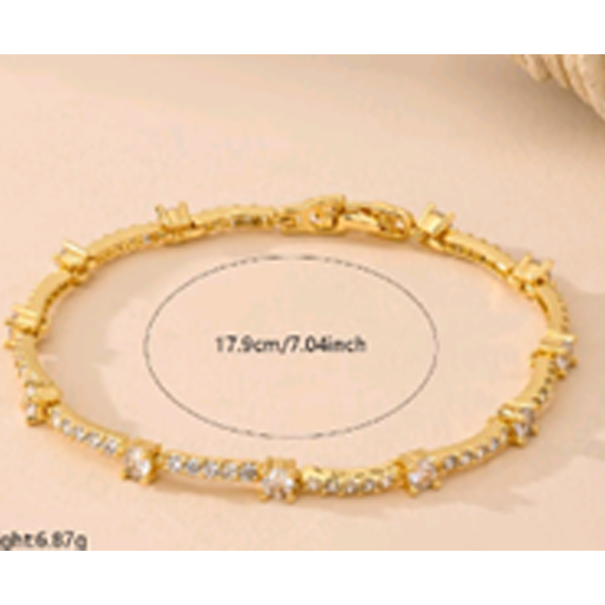Pulsera Raydowa acabado oro amarillo 18k