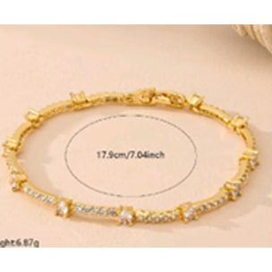 Pulsera Raydowa acabado oro amarillo 18k