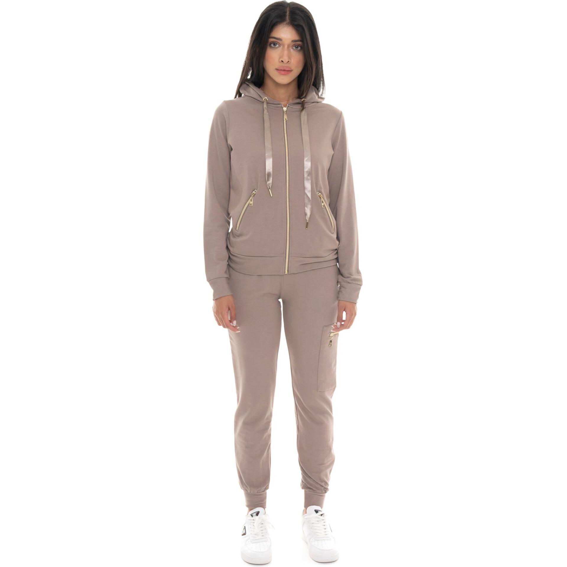 Tuta invernale donna cappuccio e zip Leone 1947 Chic Tones