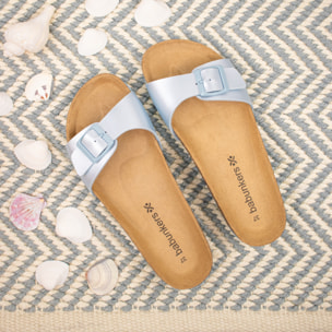 SANDALIA BABUNKERS AZUL