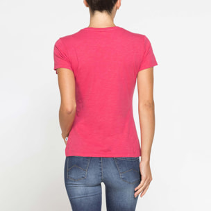 T-SHIRT IN JERSEY SLUB CON STAMPA