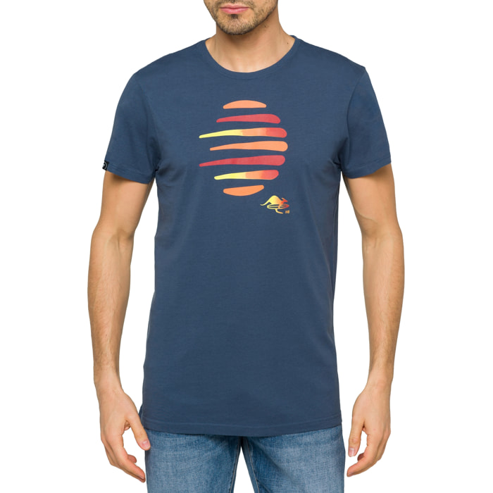 T-shirt in cotone 150 gr Hot Buttered Balangan Blu Indigo