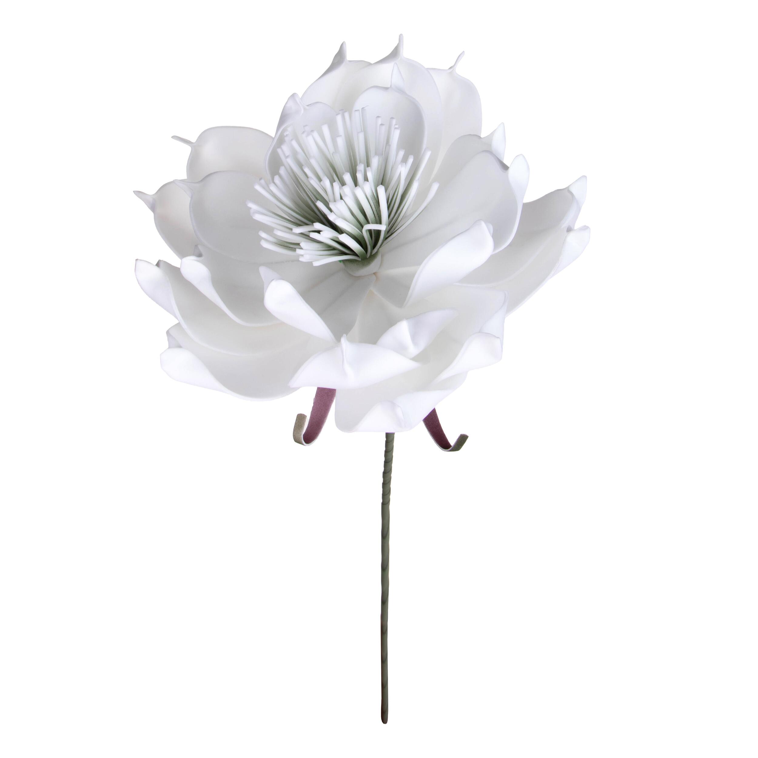 Ninfea artificiale - Pezzi 6 - 20xH70xD10cm - Bianco - Bianchi Dino SPA