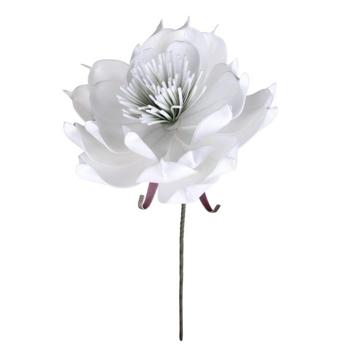Ninfea artificiale - Pezzi 6 - 20xH70xD10cm - Bianco - Bianchi Dino SPA