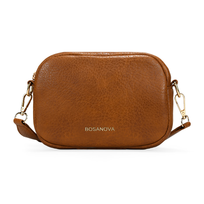 Bolso bandolera cuero asa con anillas