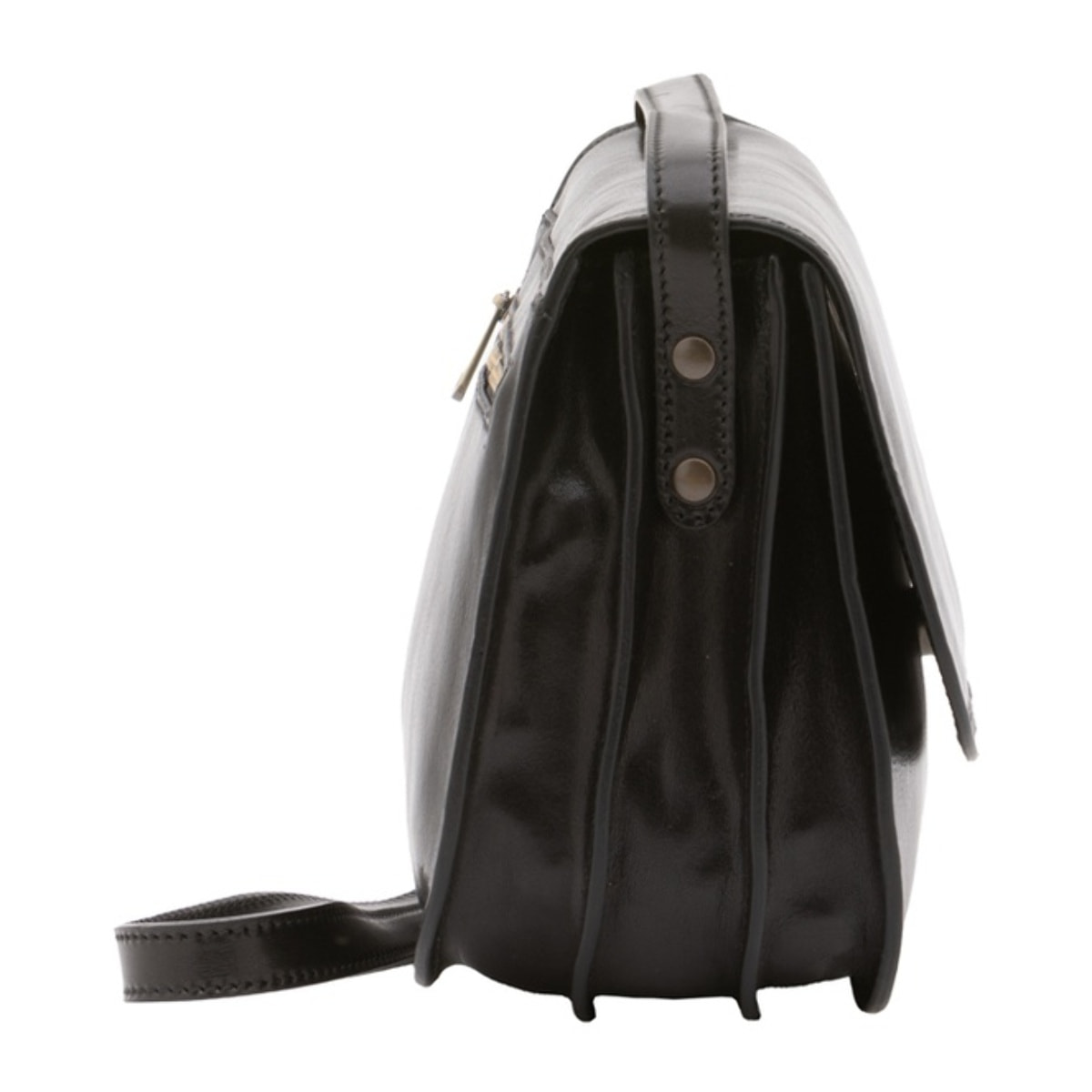 Borsa a tracolla da donna - Modello False - Vera pelle - 27.0 x 20.0 x 12.0 cm