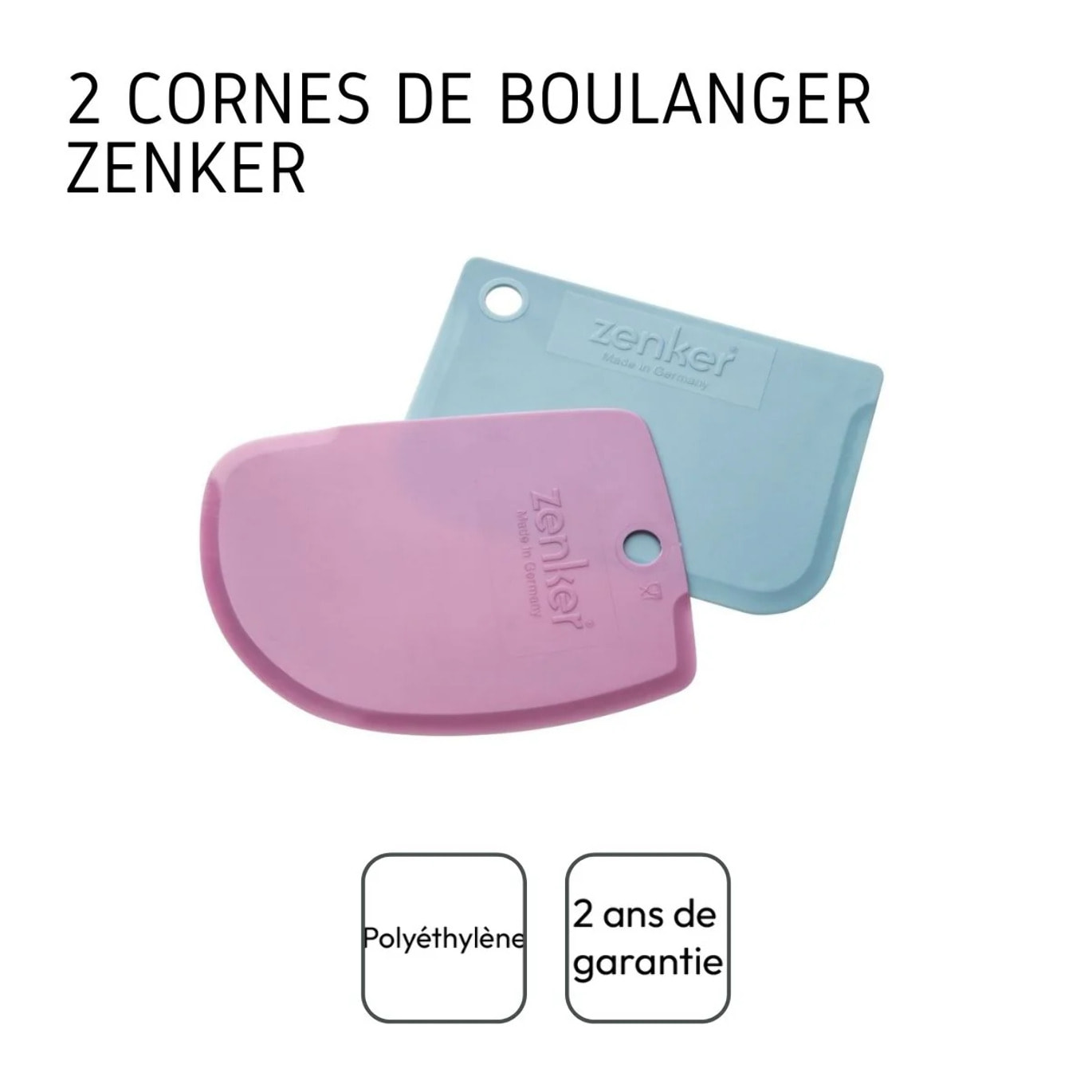 Lot de 2 cornes à pâtisserie Zenker Sweet Sensation