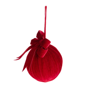 Sfera con fiocco - Pezzi 6 - ROSSO - Bianchi Dino SpA