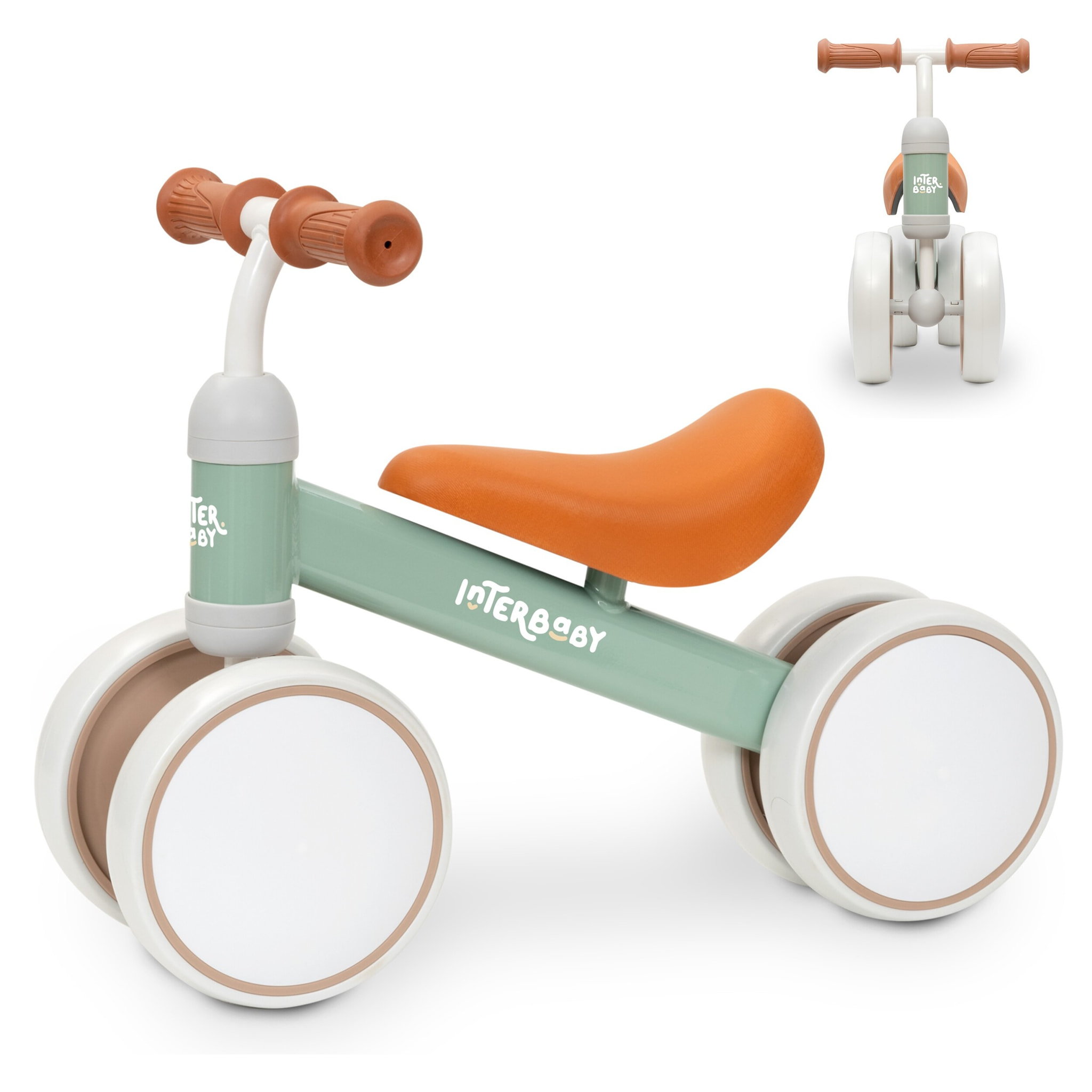 Bicicleta de Equilibrio sin Pedales en Verde