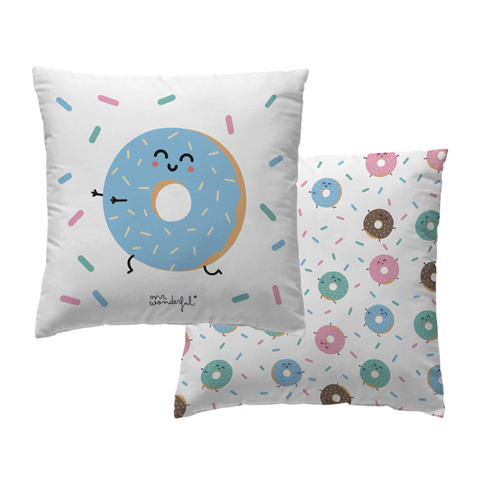 Funda de cojín reversible Mr.Wonderful Rosquillas 45X45 cm