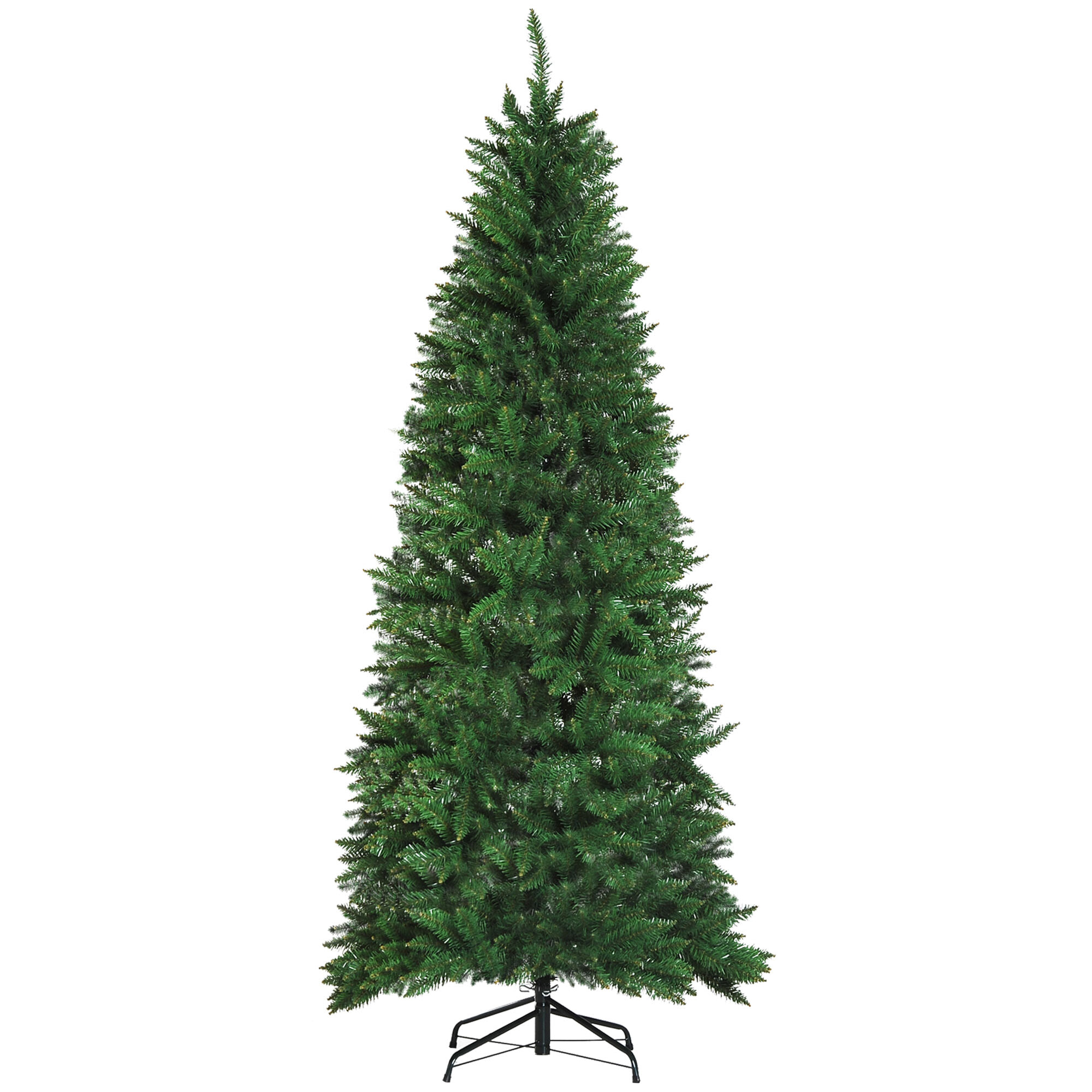 árbol de Navidad Artificial con 865 Ramas 91x210cm Verde