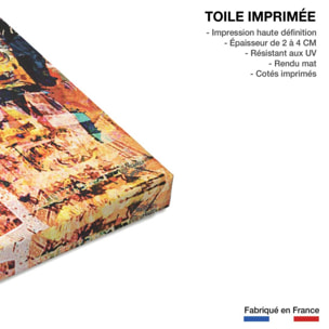 Tableau wolverine street Toile imprimée