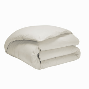 Housse de couette unie en coton lavé, Made in France, SOFT LINE , Beige