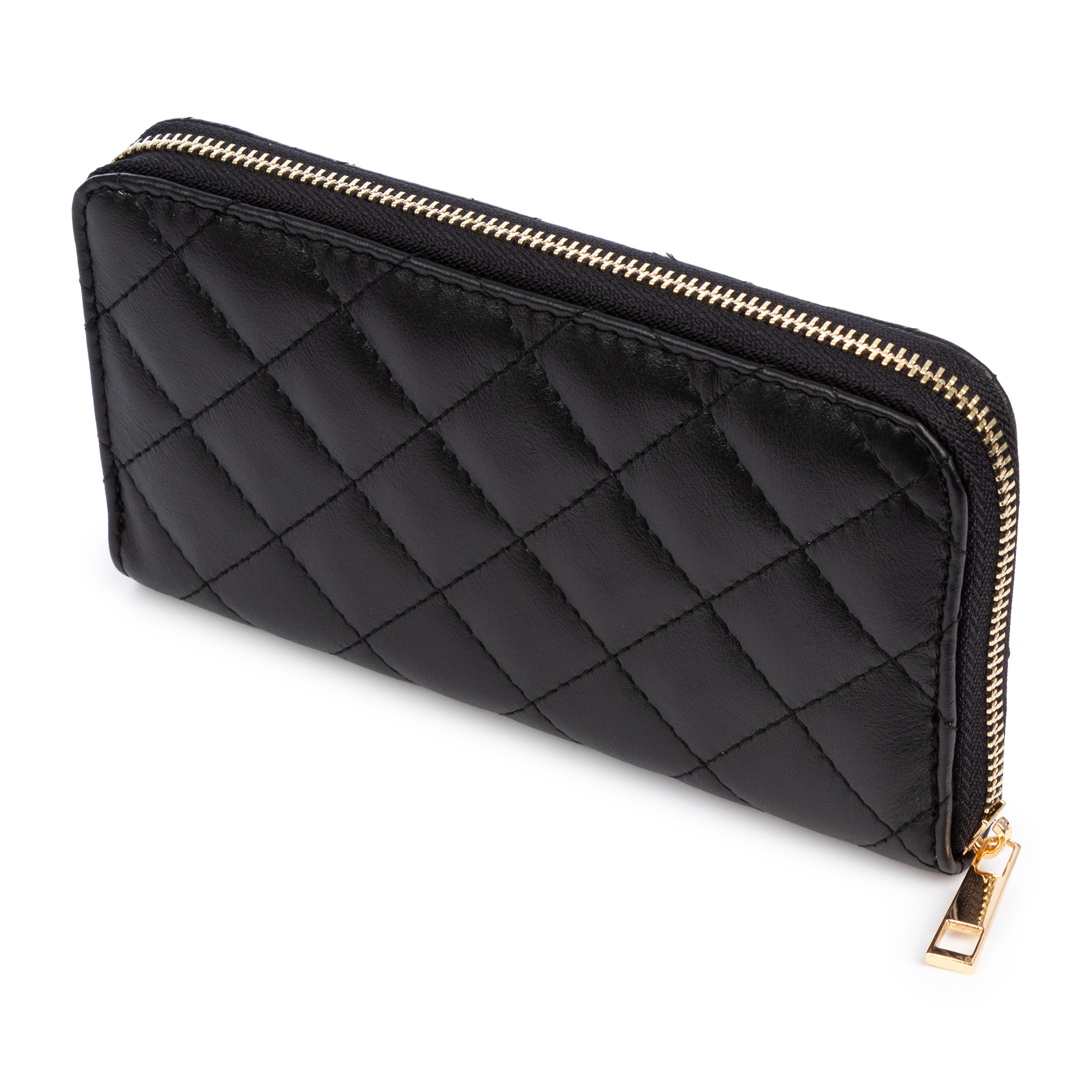 Andali portafoglio donna. Pelle autentica finitura Dollaro.