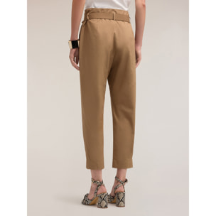 Motivi - Pantaloni chino barrel leg - Beige