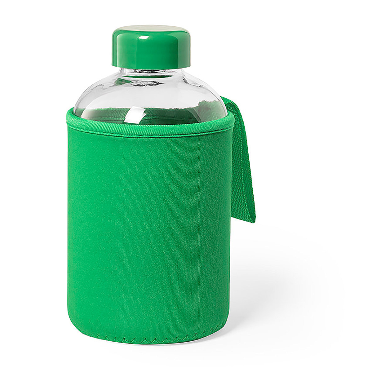 Bottiglia in vetro da 600 ml. Custodia morbida