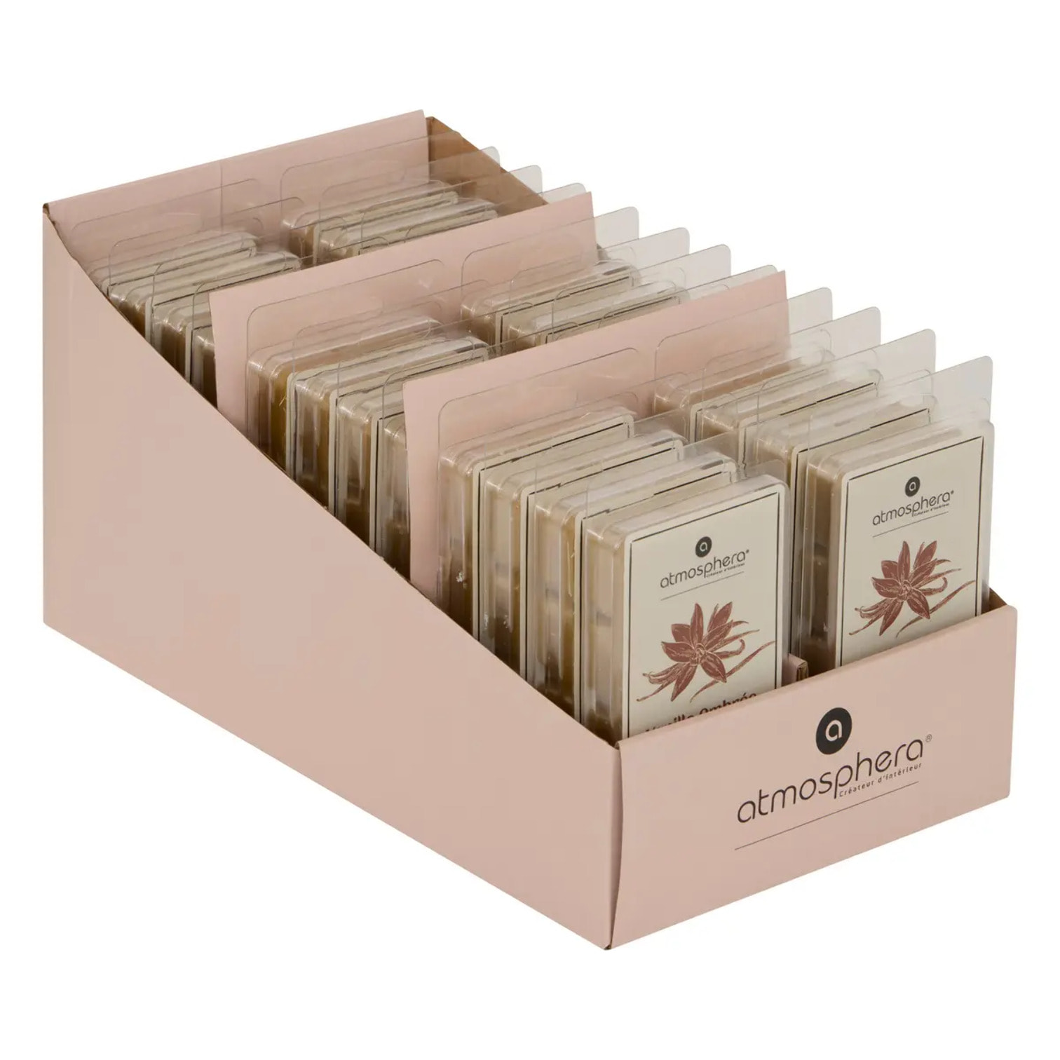 Cire parfumée Laura vert cèdre L5,5xp2xH10,2cm