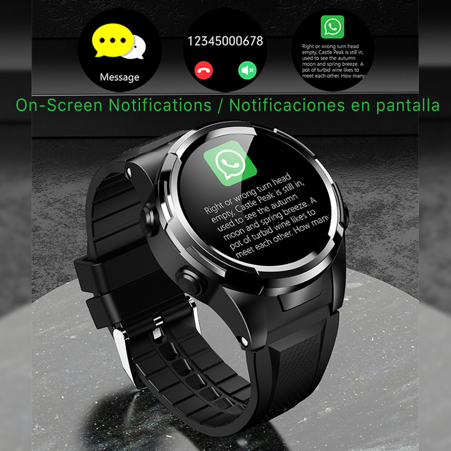 Smartwatch S201 multideporte, tensión y O2 en sangre, con auriculares TWS 5.1 integrados