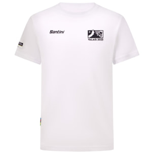 2025 Uci Mtb World Championships - T-Shirt - Bianco - Unisex