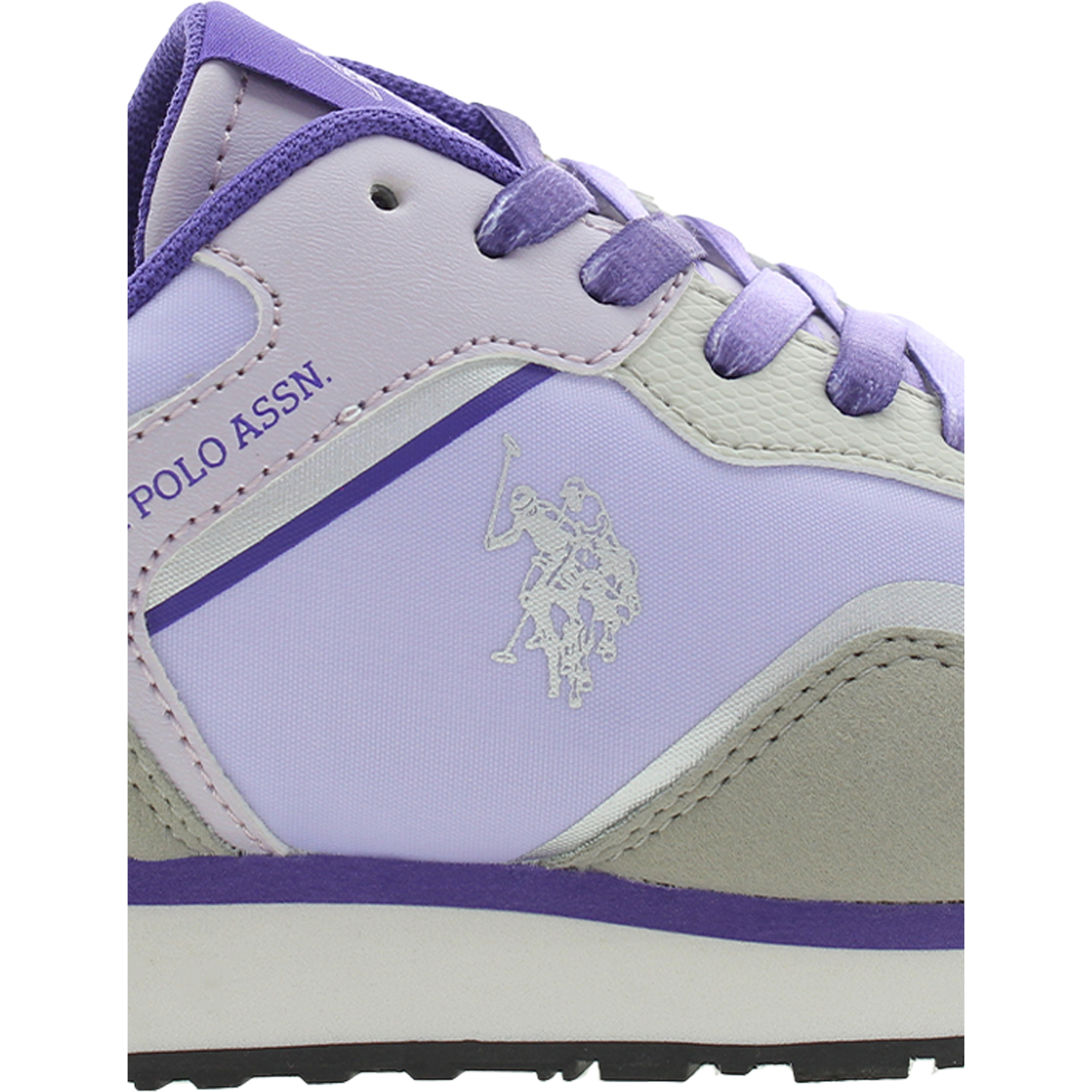 Sneakers U.S. Polo Assn. viola chiaro-verde chiaro