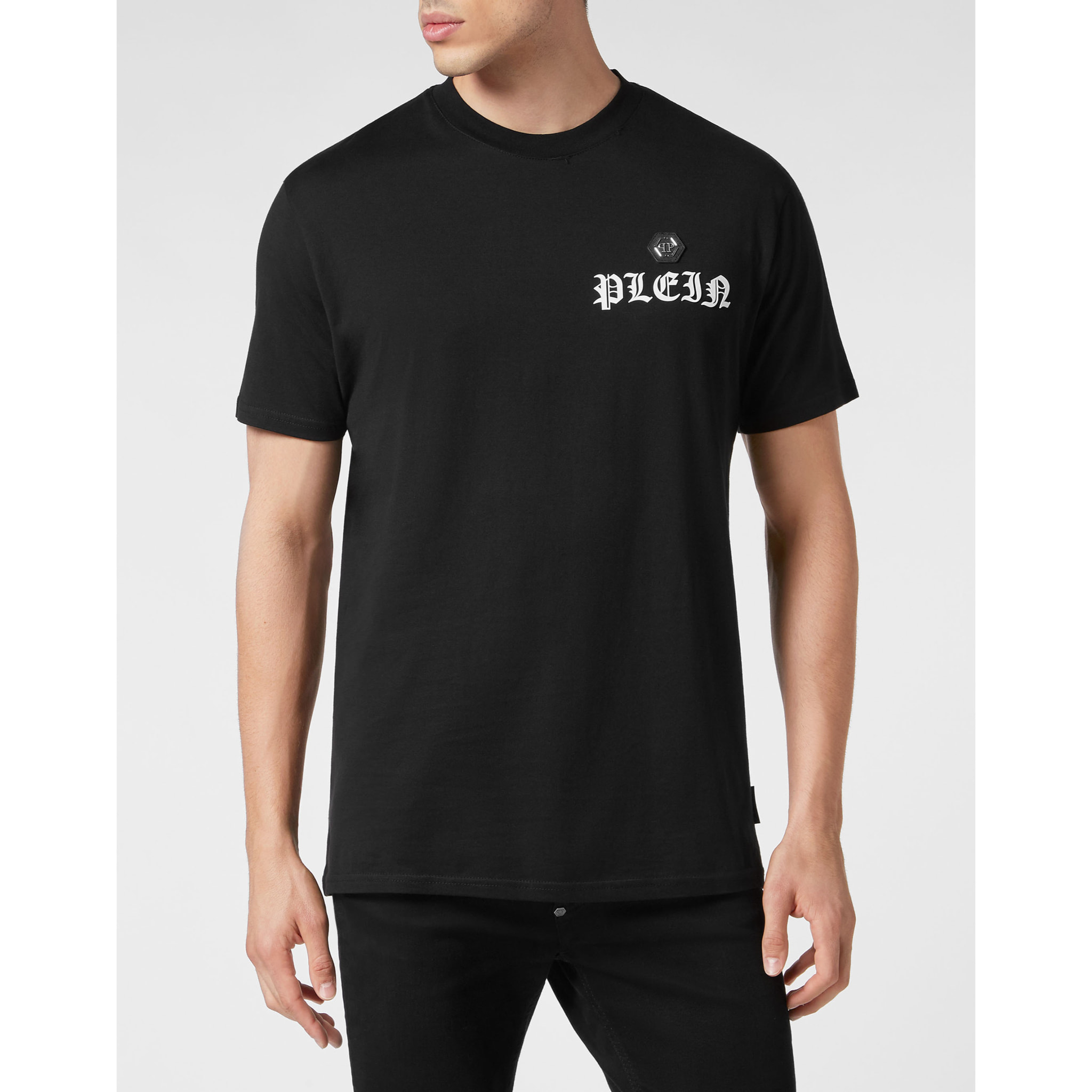 PHILIPP PLEIN Camiseta de cuello redondo y manga corta