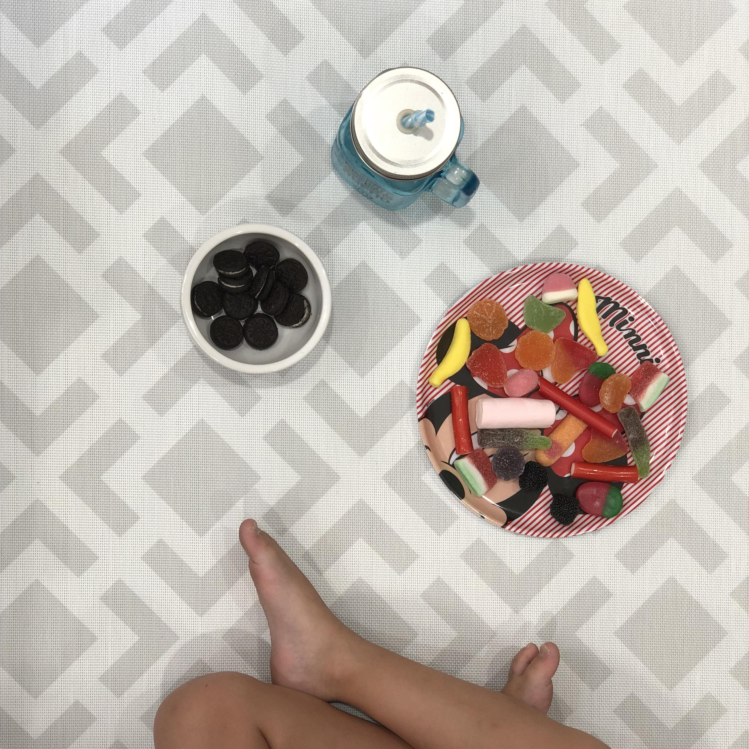 Alfombra de vinilo tejido ELEGANT nórdica gris
