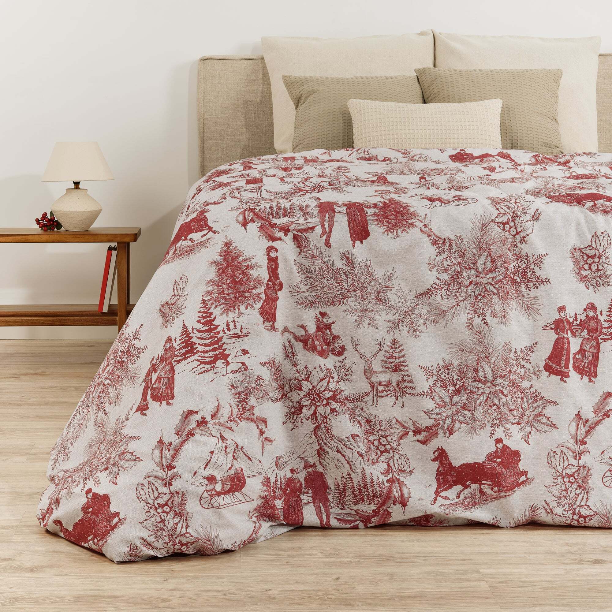 Housse de couette avec clics 100% coton Laponia 60