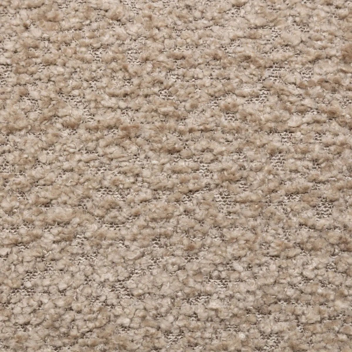 Coussin bouclette Soana beige lin 45x45cm