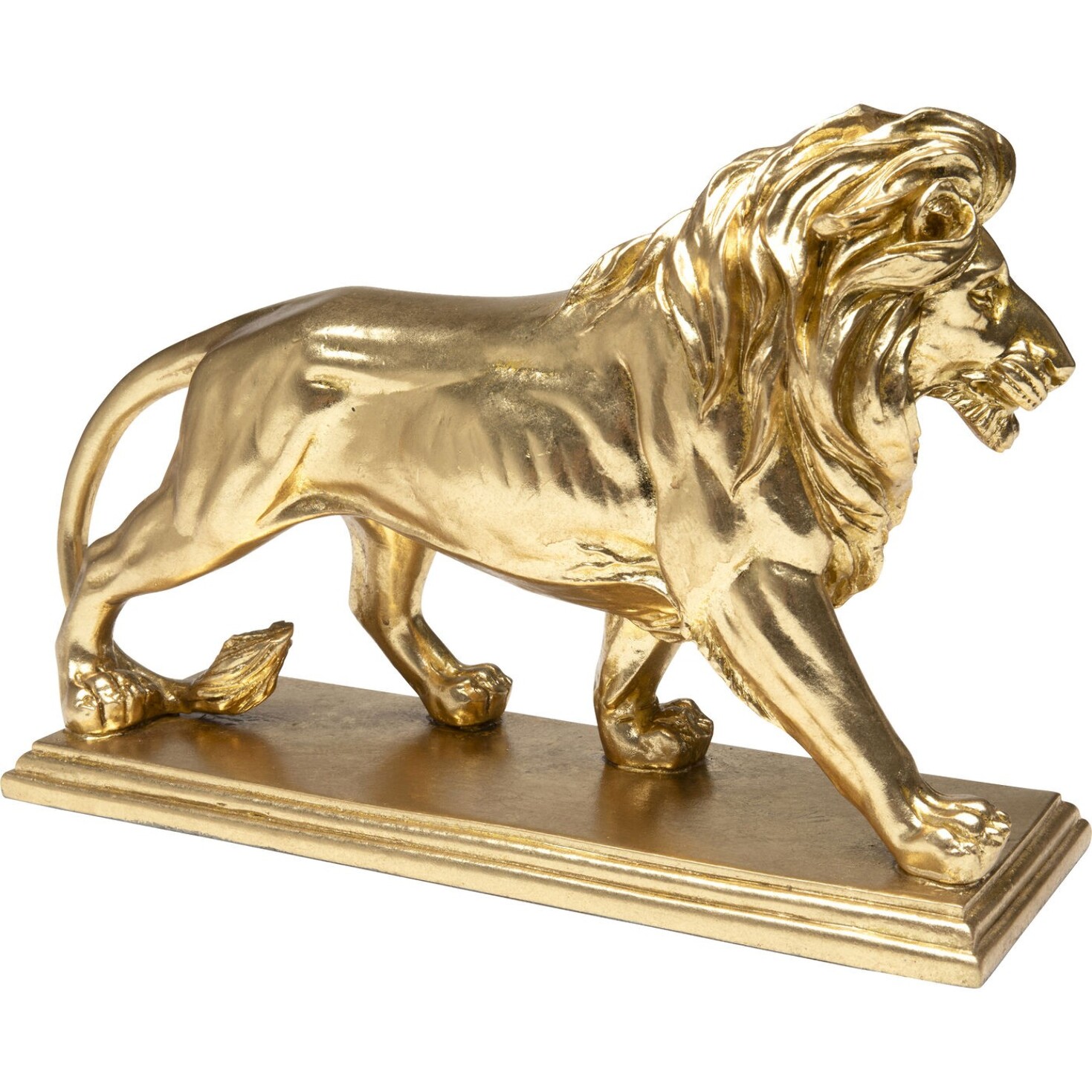 Déco lion doré 31cm Kare Design