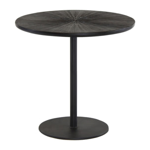 Meuble d'appoint en bois de manguier noir UBU