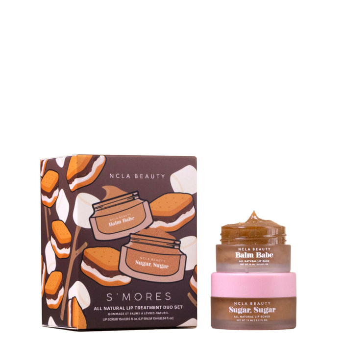 S'Mores - Coffret Duo Baume 10 ml + Scrub 15 ml + Exfoliant en Silicone