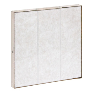 Lot de 4 panneaux décoratifs Feutrine gris 30x30cm