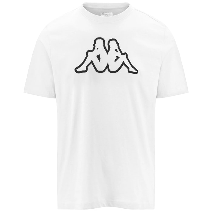 Kappa - T-Shirts & Top Uomo Bianco - Logo Korpo Cromen