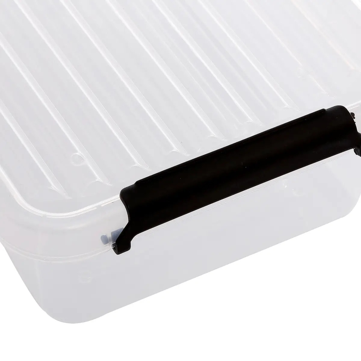 Boîte de Rangement Basse avec Couvercle 3L Clip N' Box