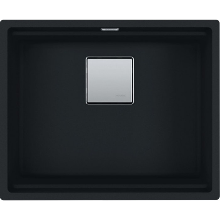 Kubus 2 Evier sous plan 56x46cm en Fragranit+, Noir mat (KNG110-52MC)