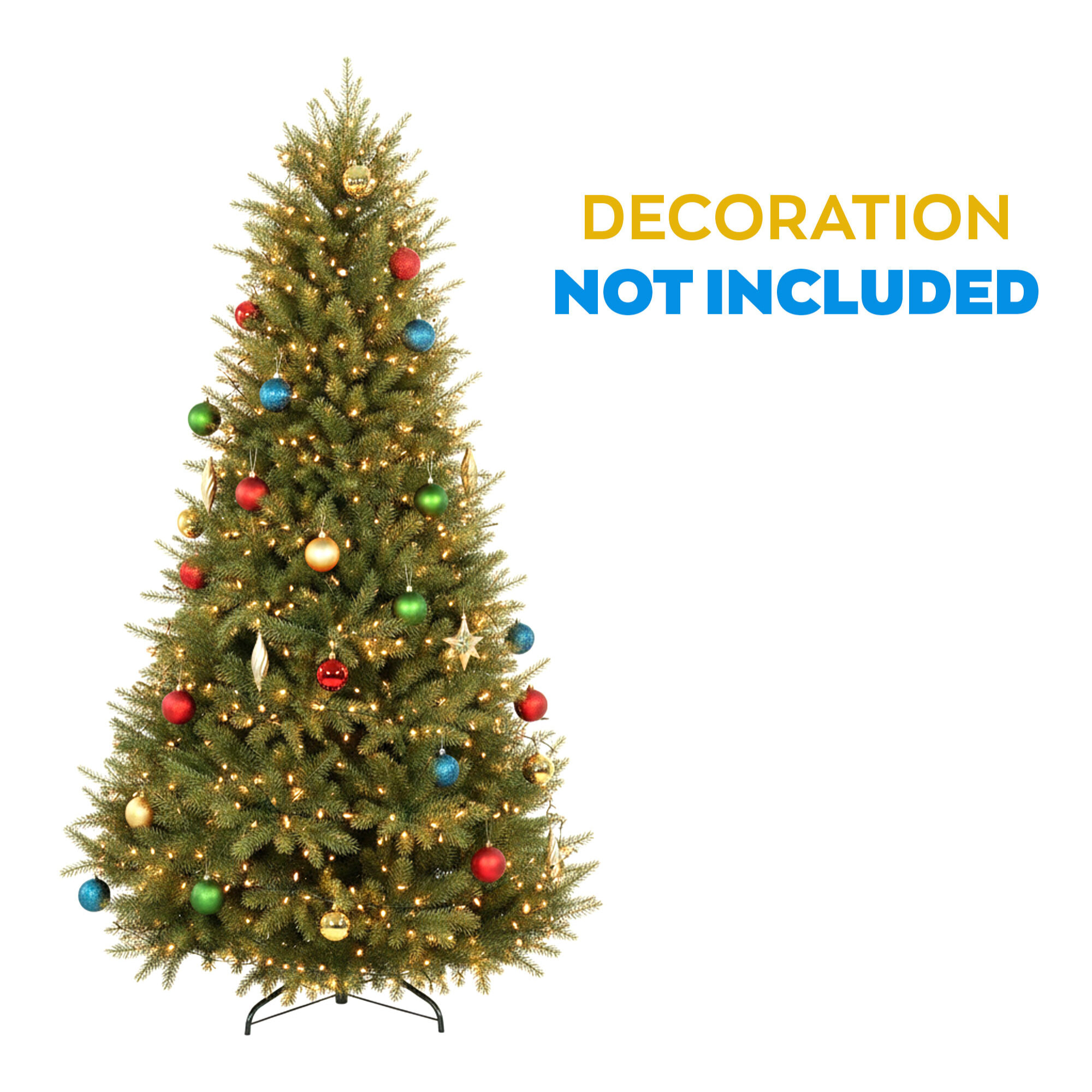 Rothschild - Albero di Natale Tradizionale in PE Ø155x240H cm, 1560 Punte