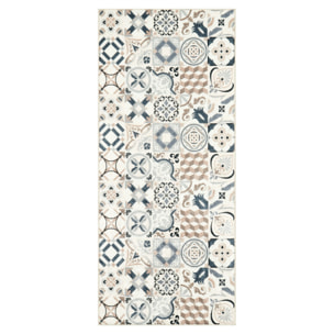 Tapis de cuisine motif carreaux de ciment MOJO