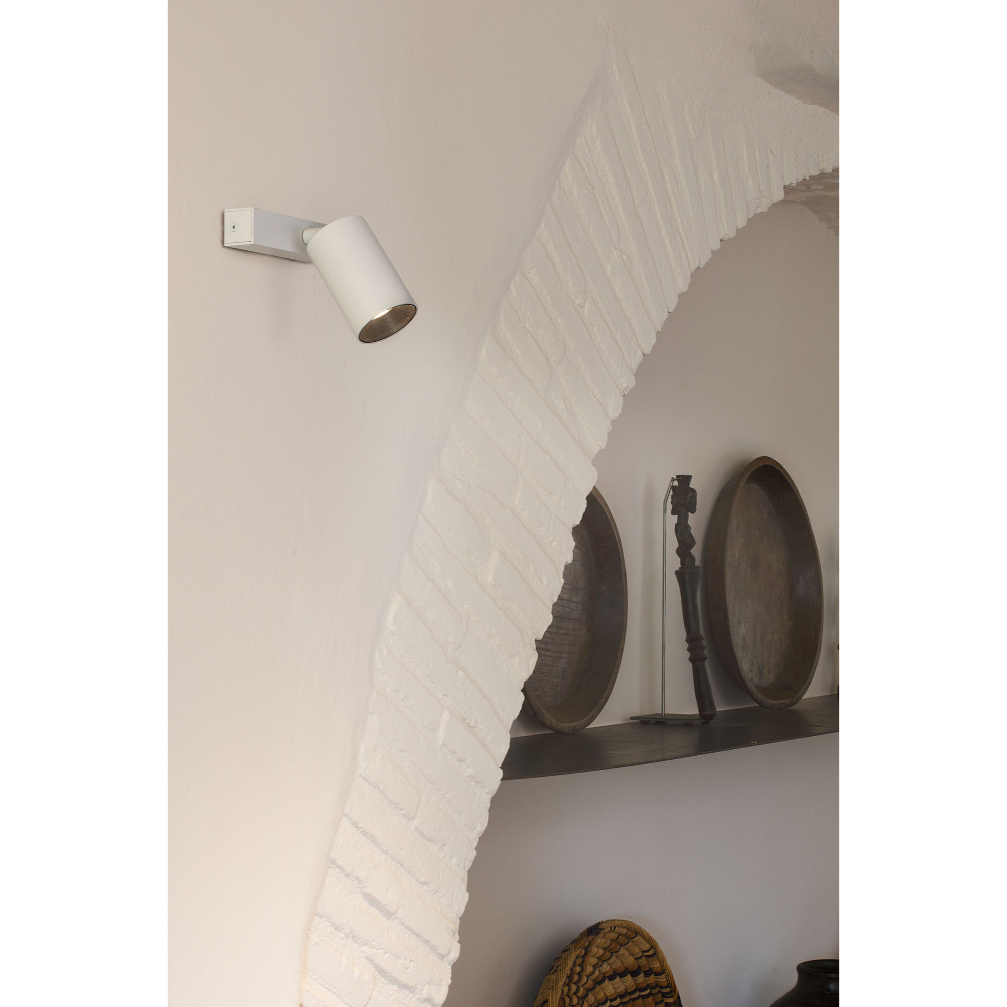 STAN Lampe applique/plafond blanc