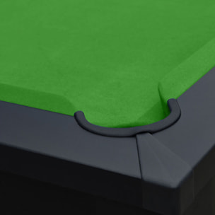Table de billard convertible noire tapis vert - Eddie