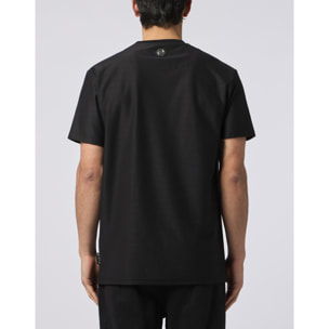PHILIPP PLEIN Round Neck T-Shirt Jacquard Skull