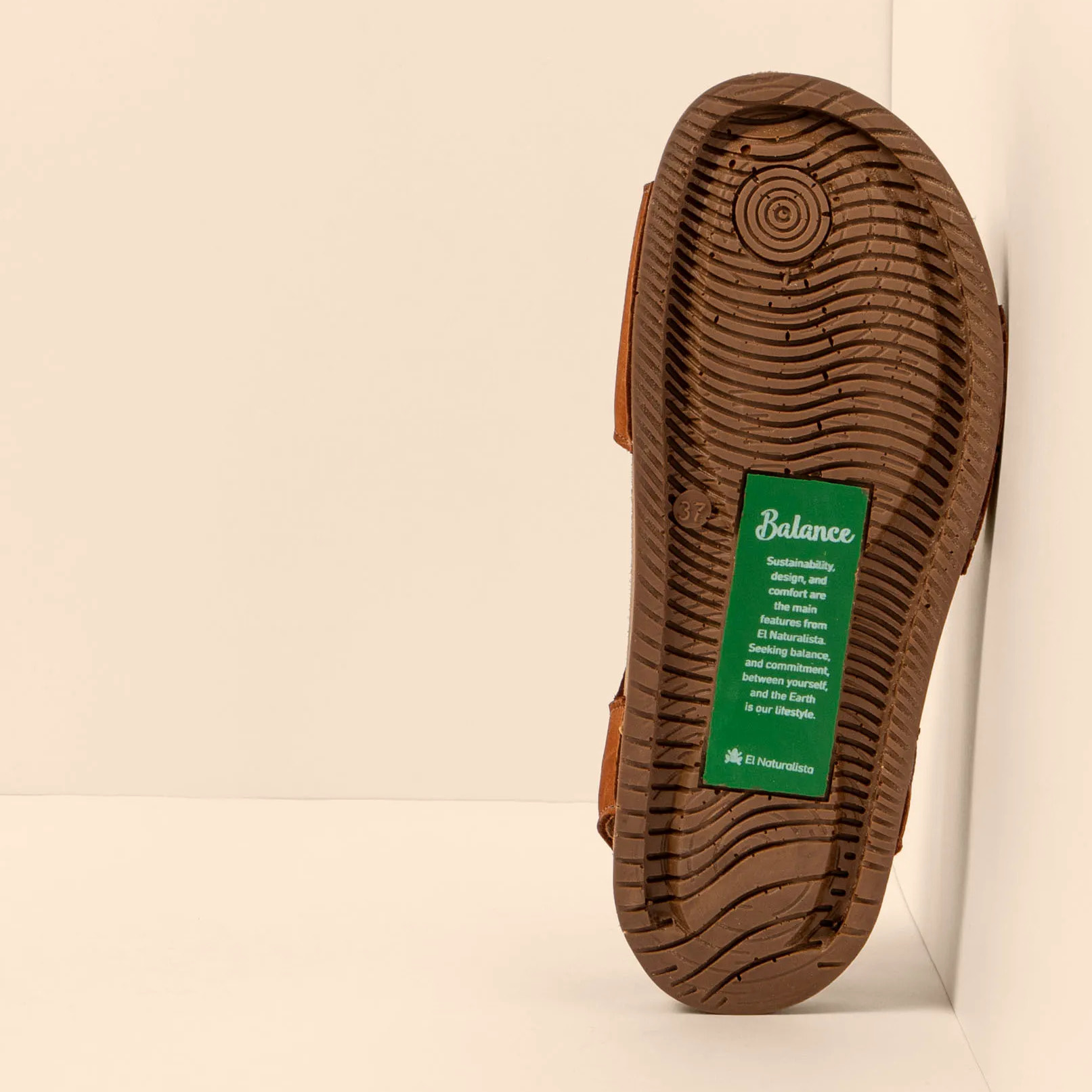 Sandalias N5799 NOBUCK LAVADO CUERO / BALANCE color Cuero