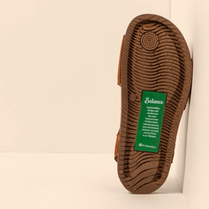 Sandalias N5799 NOBUCK LAVADO CUERO / BALANCE color Cuero