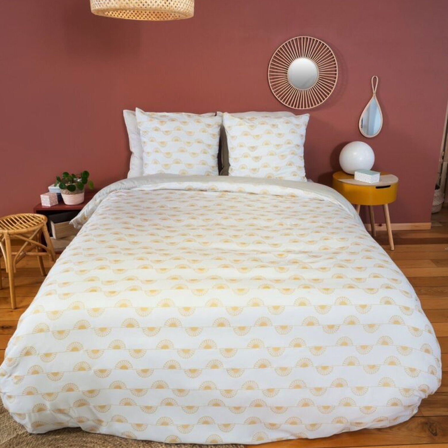 Parure de couette 3pcs microfibre helis