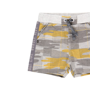 Bermudas felpa camuflaje de bebé niño