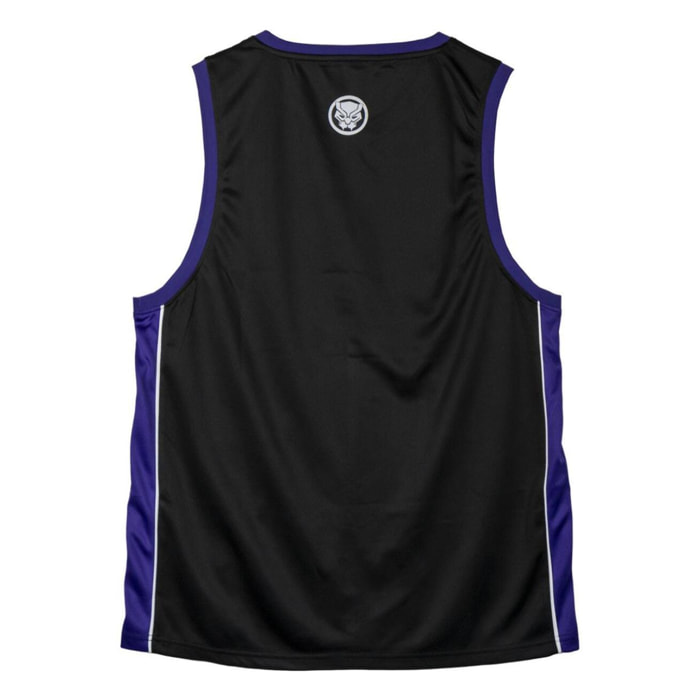 Camiseta Corta Basketball Marvel - Color Negro