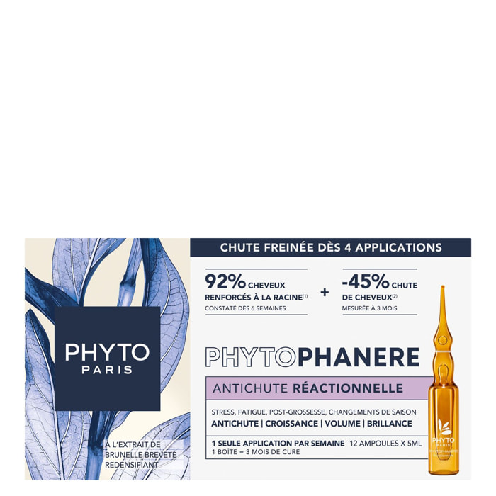 Phytophanere - Antichute Réactionnelle - 12 Ampoules x 5ml