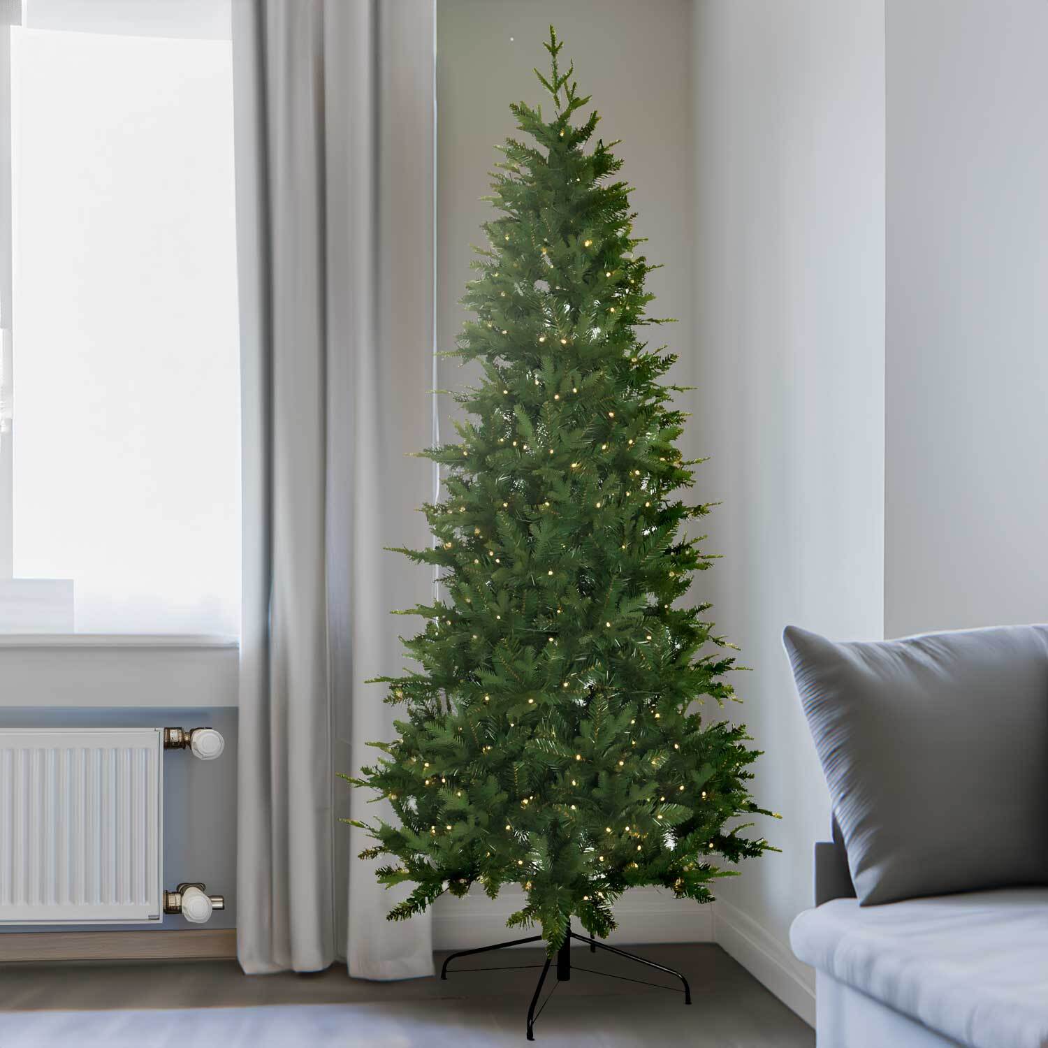 Venere LED - Albero di Natale effetto realistico con luci LED ø86x150H, 785 rami