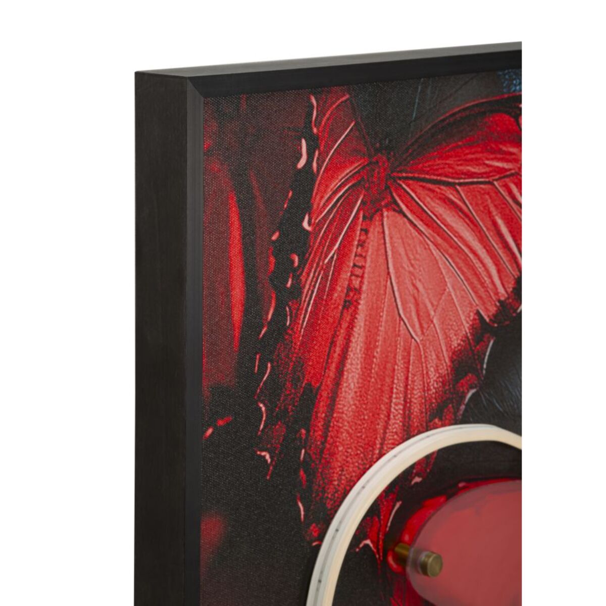 STAMPA C/LED SU TELA BUTTERFLIES CM 60X3,5X90 (APPLICAZIONE 3D ACRILICO)