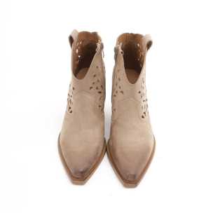 TEXANO BASSO TRAFORATO CHOCOLA' TORTORA